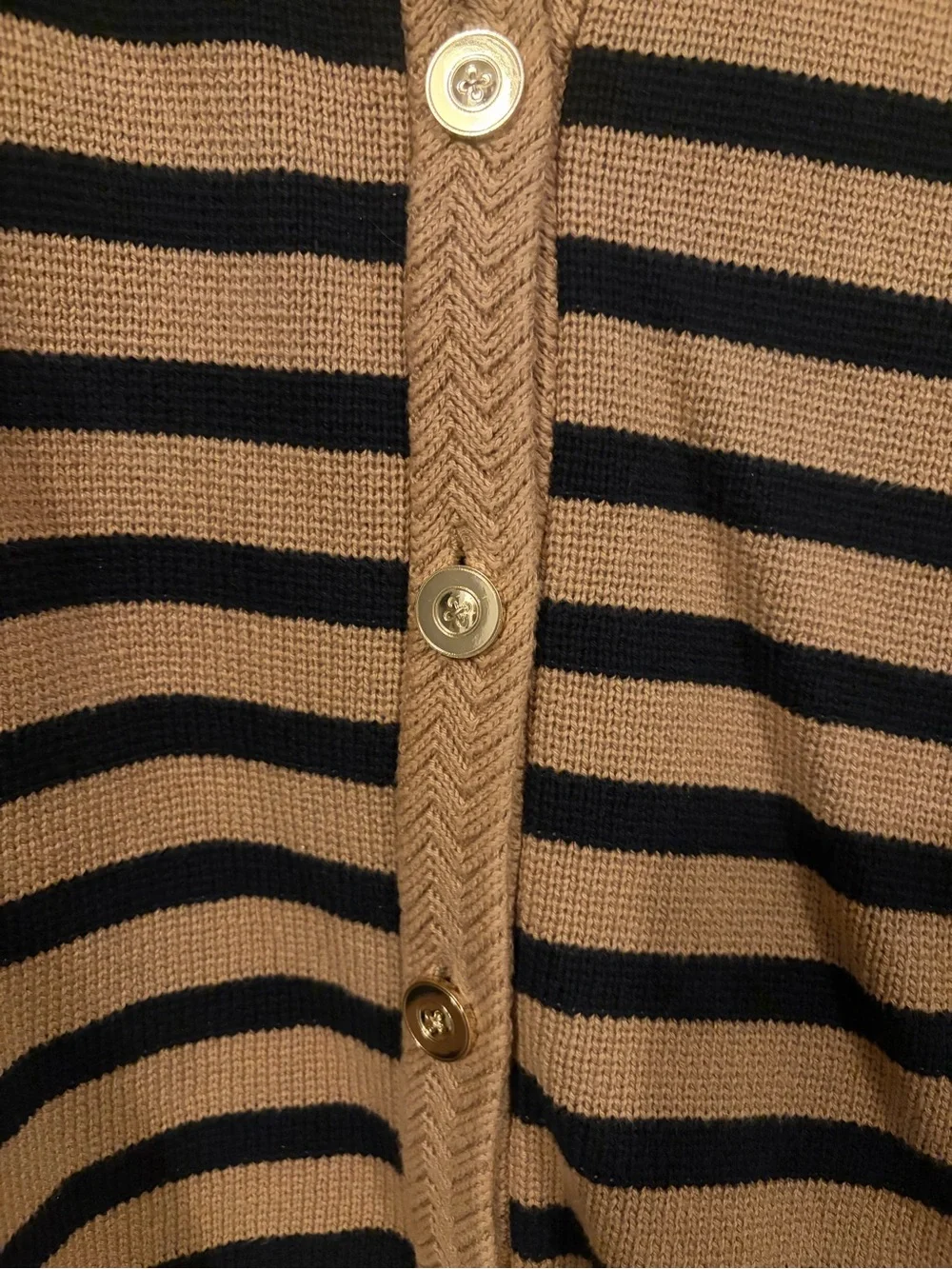 J. Crew striped cardigan